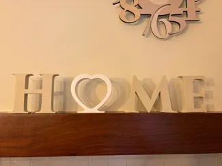 Scritta HOME Personalizzabile
