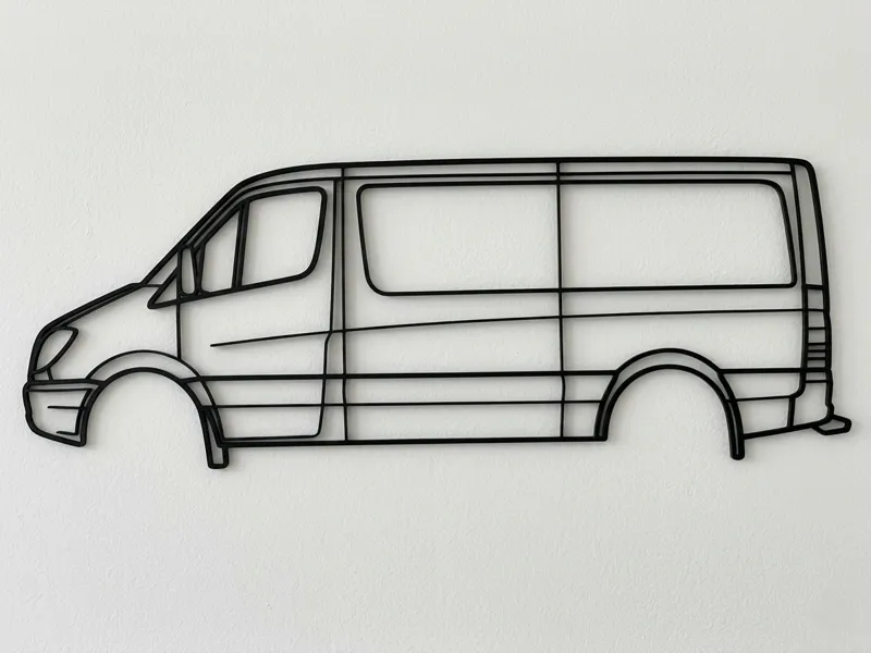 Mercedes-Benz Sprinter Van Wall Art