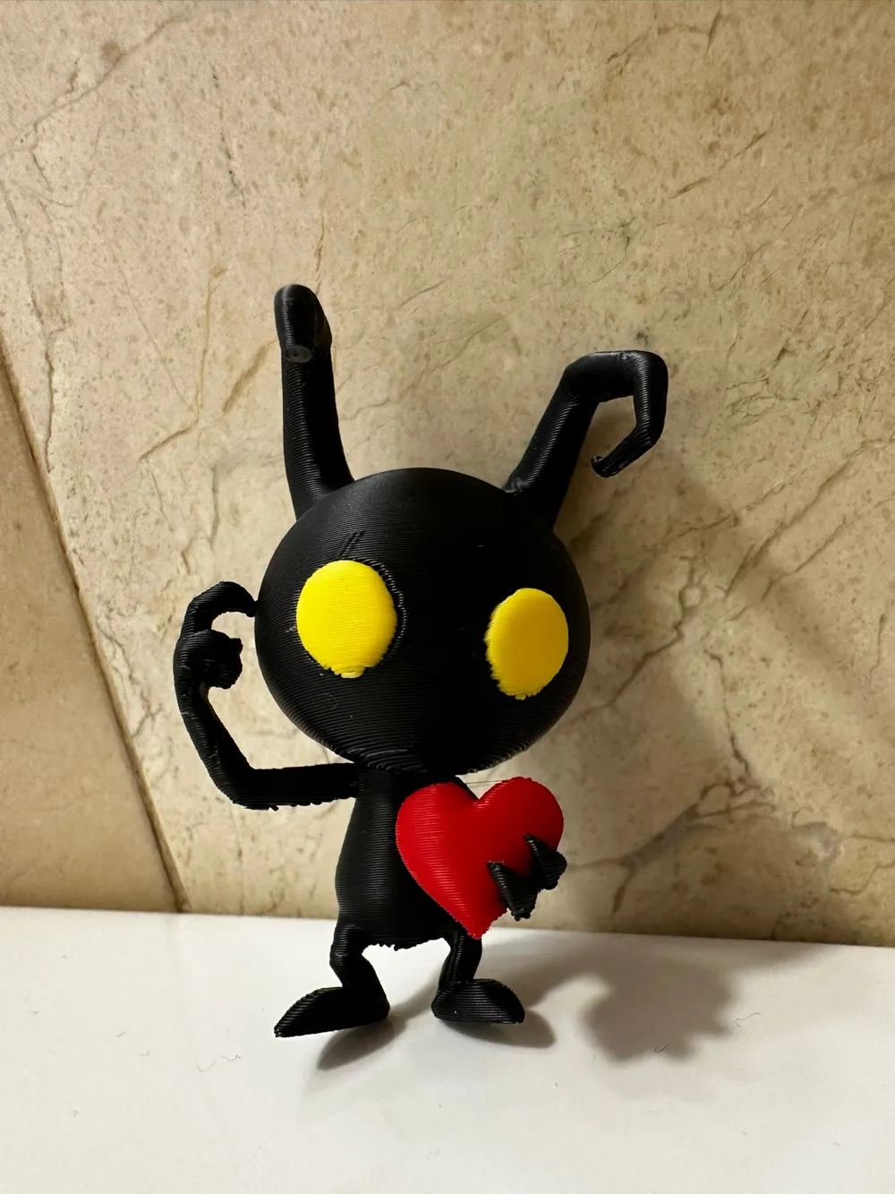 Heartless Shadow with Heart - Free 3D Print Model - MakerWorld