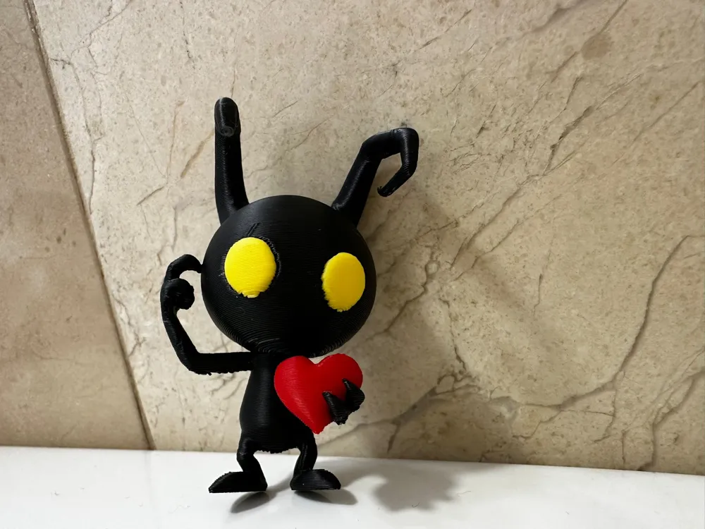 Heartless Shadow with Heart - Free 3D Print Model - MakerWorld