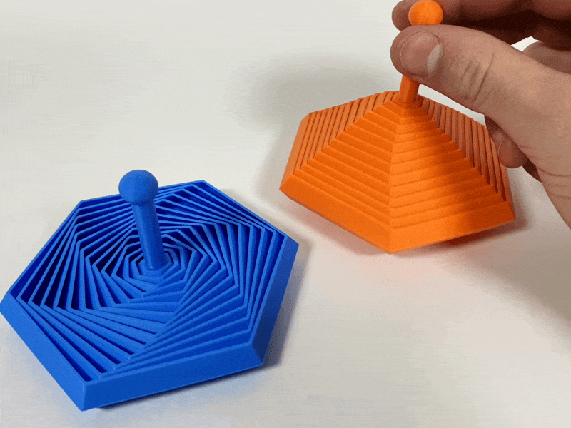 Hex Fidget with Handle