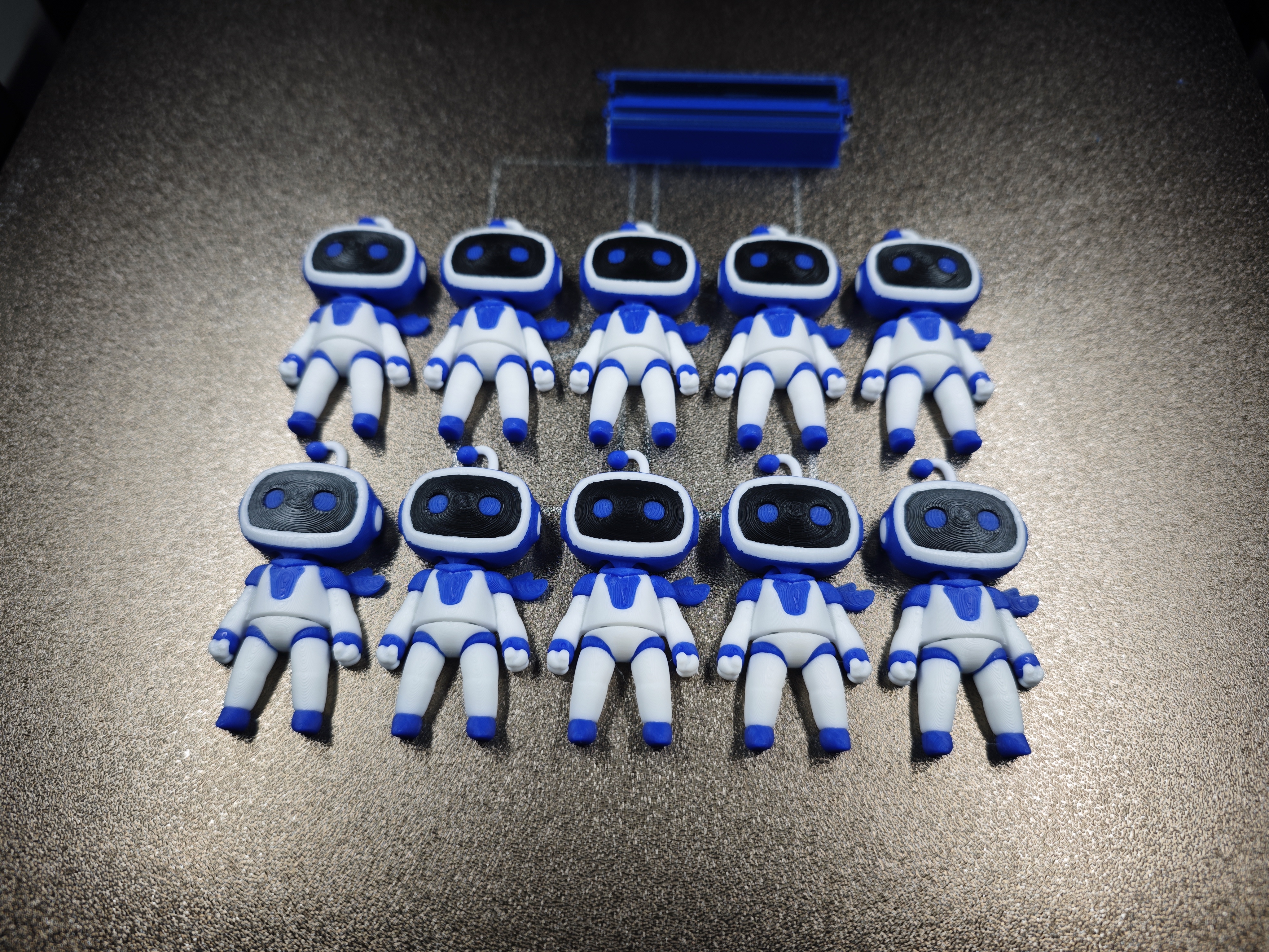 Astro Bot Mini Flexi Keychain - Free 3D Print Model - MakerWorld