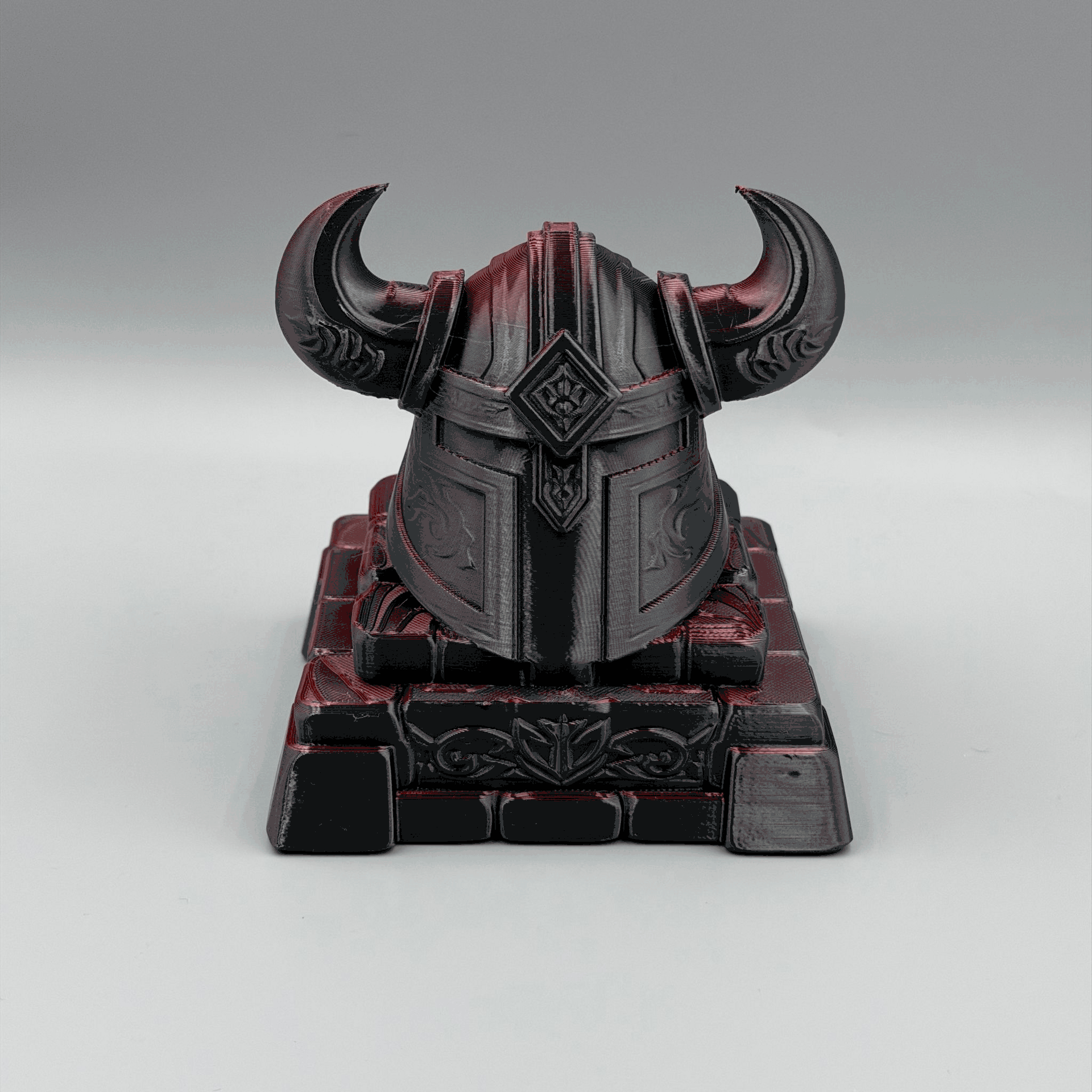 Bloodstained Runebound Titan Helm