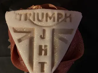 Triumph logo cookie / icing cutter