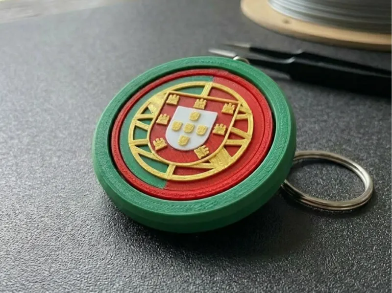 Chaveiro Giratório Portugal