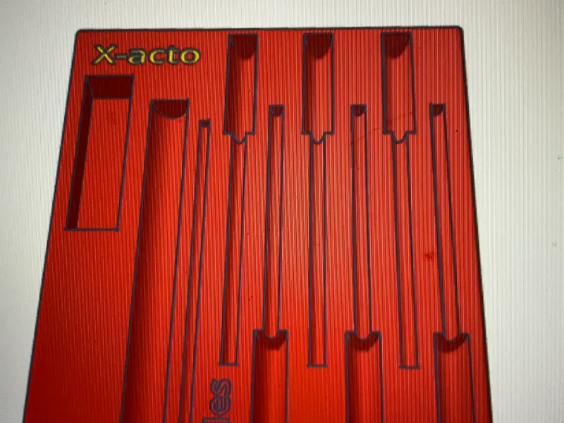 File and X-acto holder