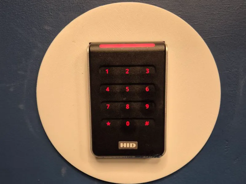 Badge Access Scanner Wall Protection