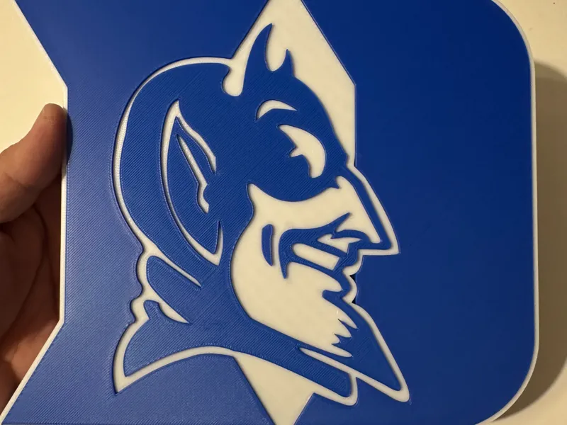 Duke Blue Devils Standing and Hanging Sign
