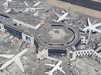 1:400 Frankfurt Terminal 1 with lighting