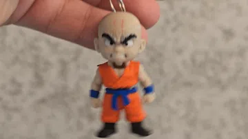Llavero: Dragon ball Krillin flexi keychain — vista de referencia 3