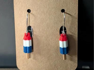 Rocket Pop Earrings (small) 0.8 inches tall