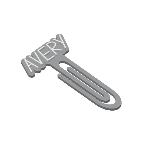 Miniatura 46 do modelo 3D Personalized Name Bookmarks