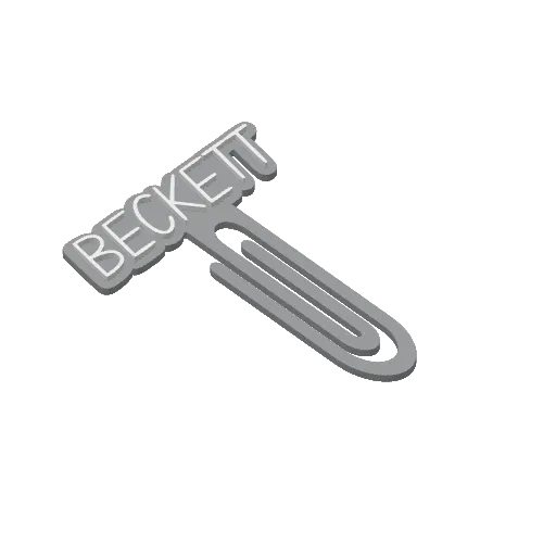 Miniatura 51 do modelo 3D Personalized Name Bookmarks