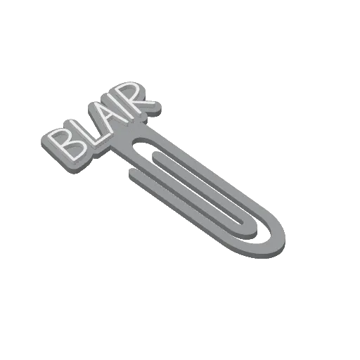 Miniatura 57 do modelo 3D Personalized Name Bookmarks