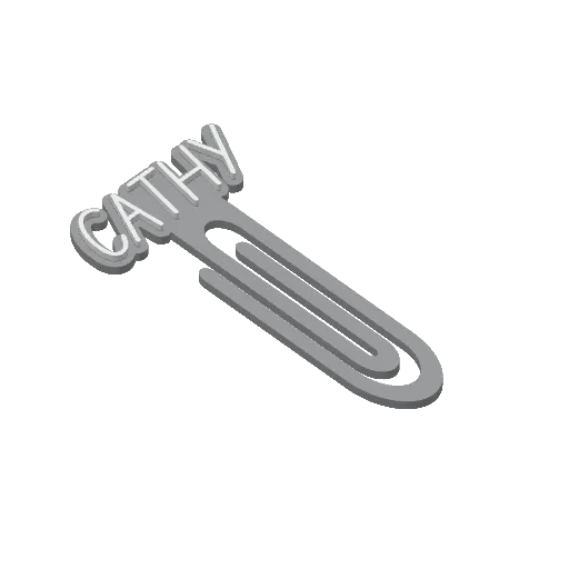 Miniatura 79 do modelo 3D Personalized Name Bookmarks
