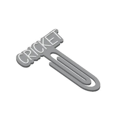 Miniatura 96 do modelo 3D Personalized Name Bookmarks