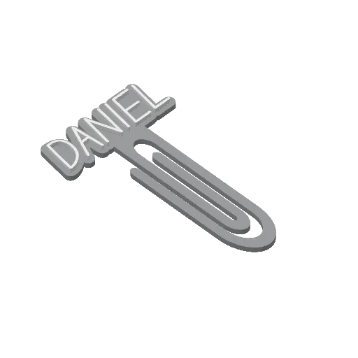 Miniatura 102 do modelo 3D Personalized Name Bookmarks