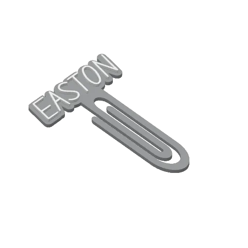 Miniatura 115 do modelo 3D Personalized Name Bookmarks