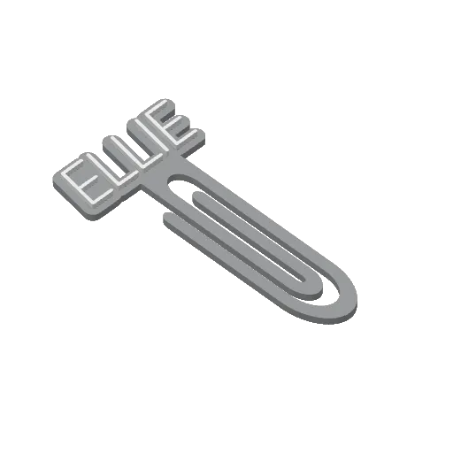 Miniatura 126 do modelo 3D Personalized Name Bookmarks