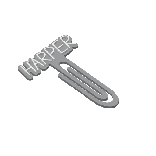 Miniatura 178 do modelo 3D Personalized Name Bookmarks