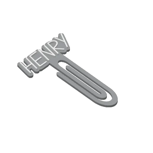 Miniatura 185 do modelo 3D Personalized Name Bookmarks