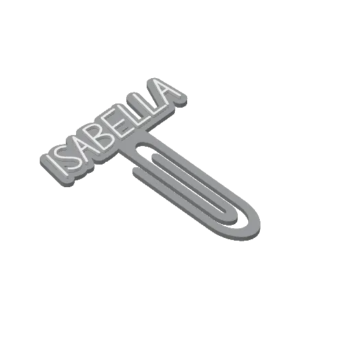 Miniatura 188 do modelo 3D Personalized Name Bookmarks