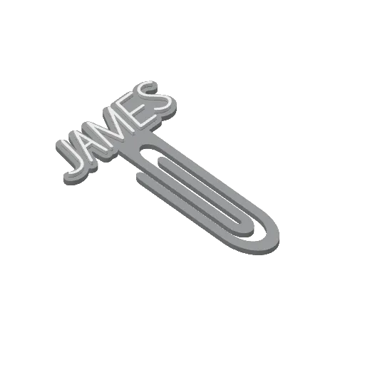 Miniatura 199 do modelo 3D Personalized Name Bookmarks