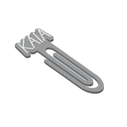 Miniatura 233 do modelo 3D Personalized Name Bookmarks