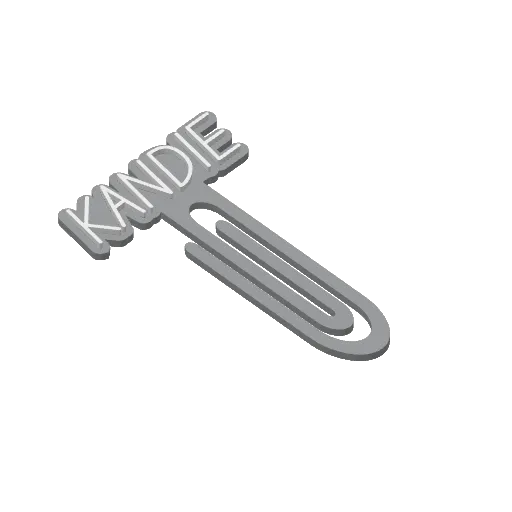 Miniatura 235 do modelo 3D Personalized Name Bookmarks