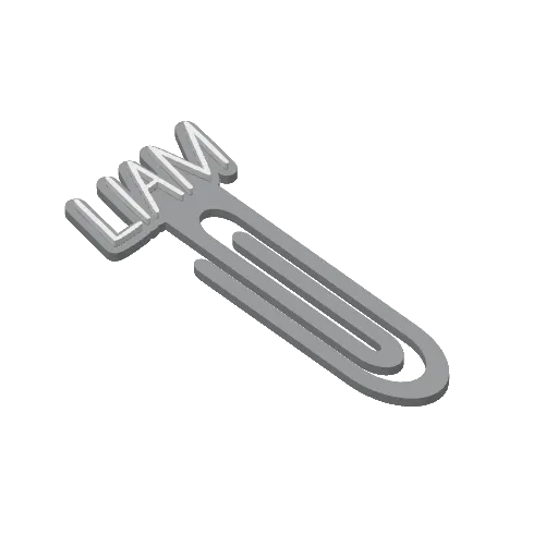 Miniatura 271 do modelo 3D Personalized Name Bookmarks