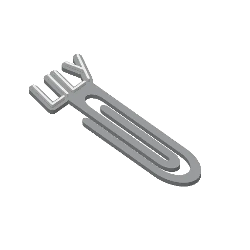 Miniatura 272 do modelo 3D Personalized Name Bookmarks