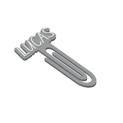 Miniatura 280 do modelo 3D Personalized Name Bookmarks