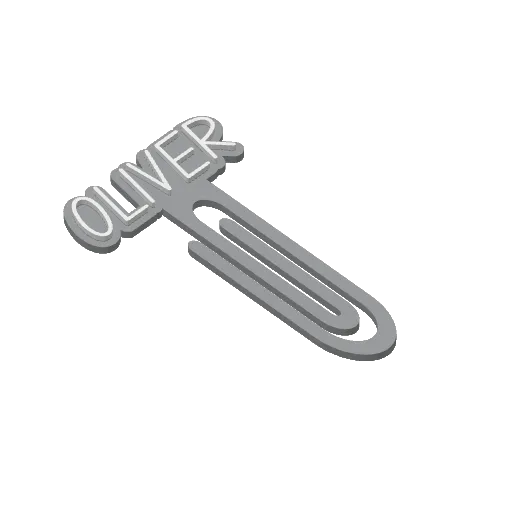 Miniatura 352 do modelo 3D Personalized Name Bookmarks