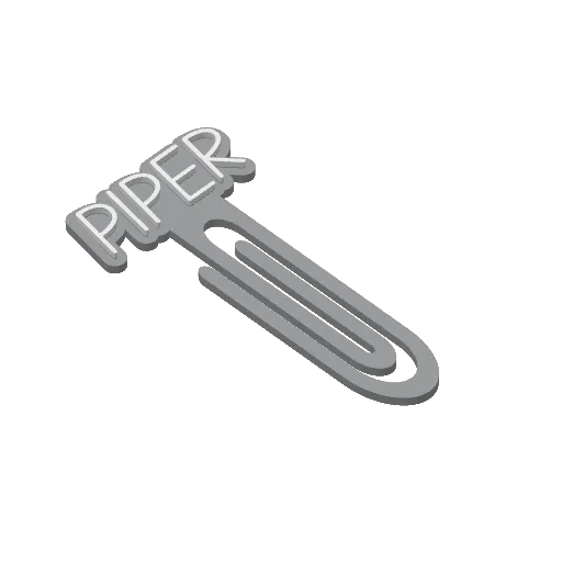 Miniatura 366 do modelo 3D Personalized Name Bookmarks