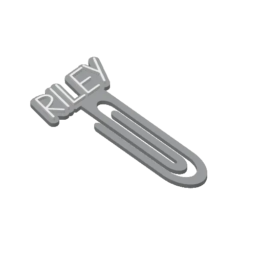 Miniatura 382 do modelo 3D Personalized Name Bookmarks