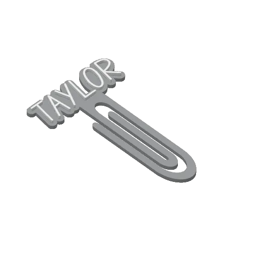 Miniatura 420 do modelo 3D Personalized Name Bookmarks