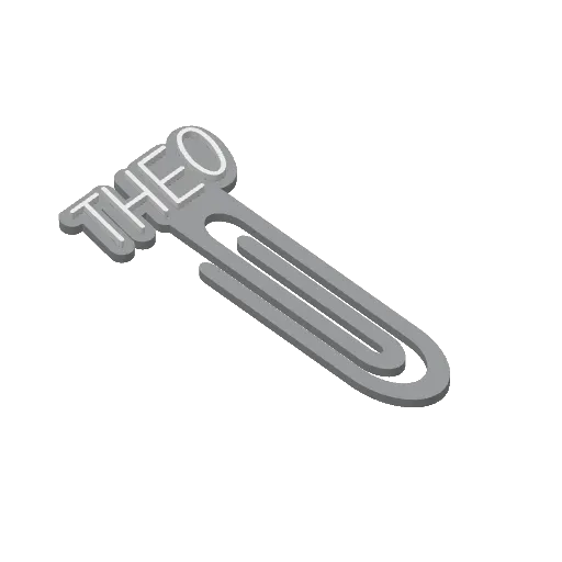 Miniatura 425 do modelo 3D Personalized Name Bookmarks