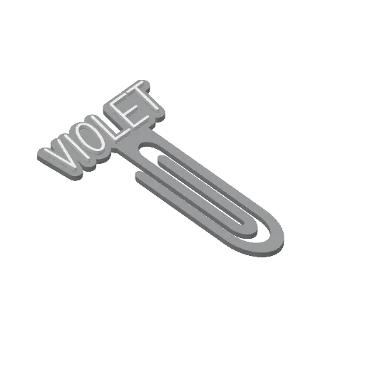 Miniatura 443 do modelo 3D Personalized Name Bookmarks