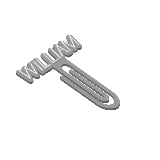 Miniatura 450 do modelo 3D Personalized Name Bookmarks