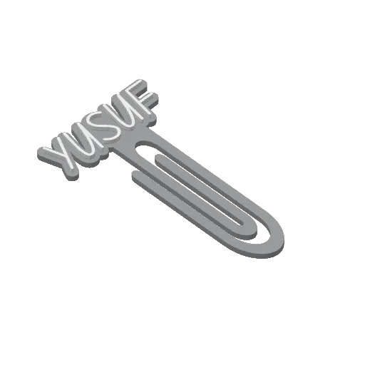 Miniatura 454 do modelo 3D Personalized Name Bookmarks