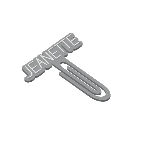 Miniatura 212 do modelo 3D Personalized Name Bookmarks