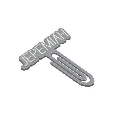 Miniatura 215 do modelo 3D Personalized Name Bookmarks