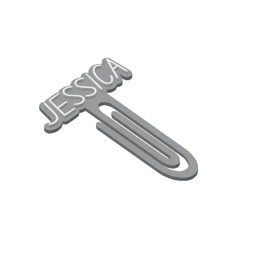 Miniatura 218 do modelo 3D Personalized Name Bookmarks