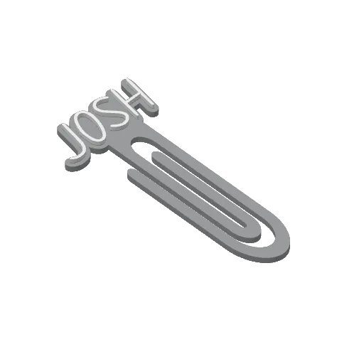 Miniatura 227 do modelo 3D Personalized Name Bookmarks