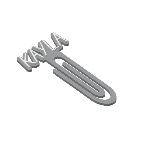 Miniatura 241 do modelo 3D Personalized Name Bookmarks