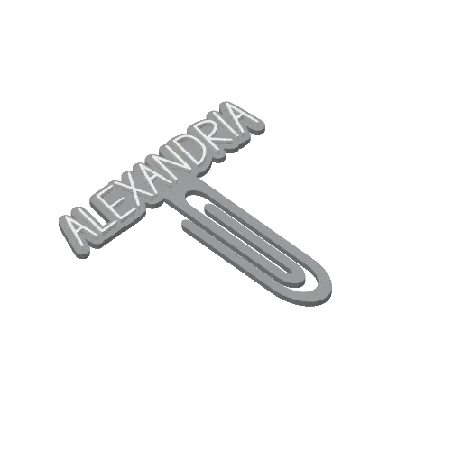 Miniatura 12 do modelo 3D Personalized Name Bookmarks