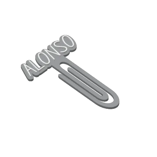Miniatura 17 do modelo 3D Personalized Name Bookmarks