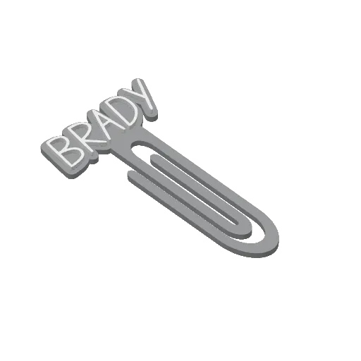 Miniatura 59 do modelo 3D Personalized Name Bookmarks