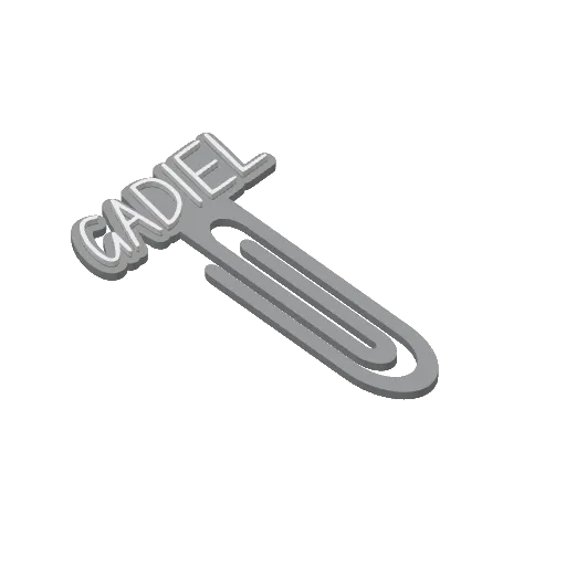 Miniatura 159 do modelo 3D Personalized Name Bookmarks