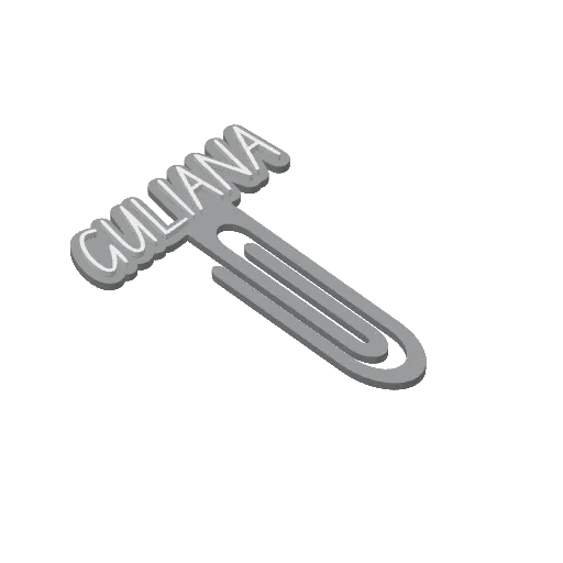 Miniatura 169 do modelo 3D Personalized Name Bookmarks